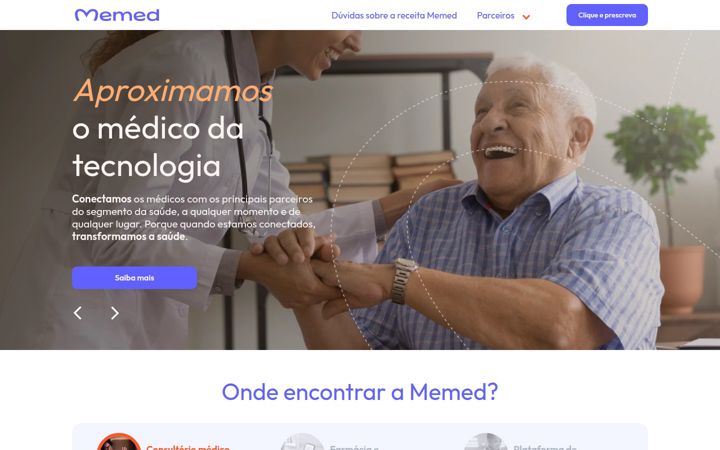 Snimka zaslona za memed.com.br