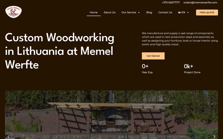 Screenshot of memelwerfte.com