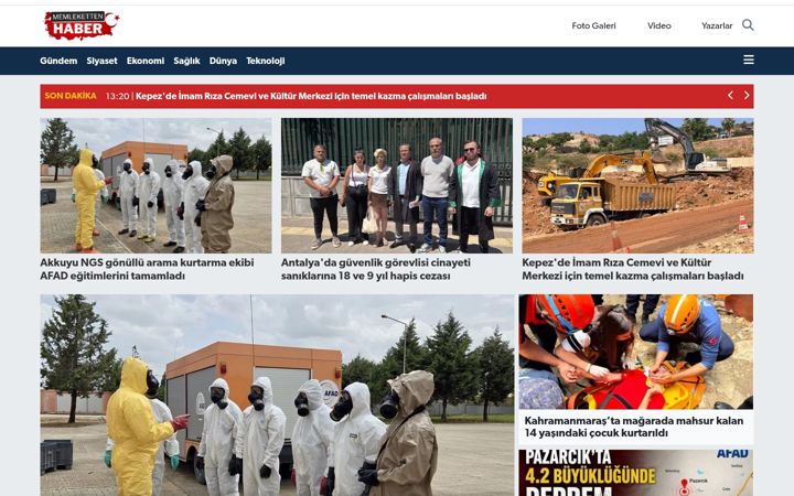 Ekraanipilt saidist memlekettenhaber.com