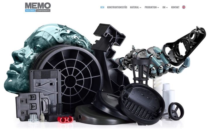 Screenshot of memo.se