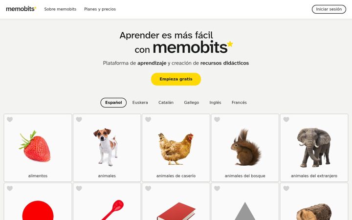 Screenshot of memobits.com