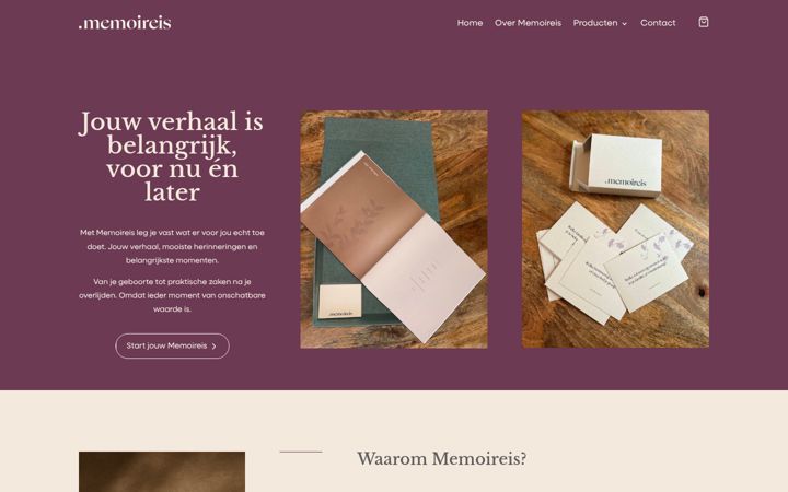 Screenshot of memoireis.com