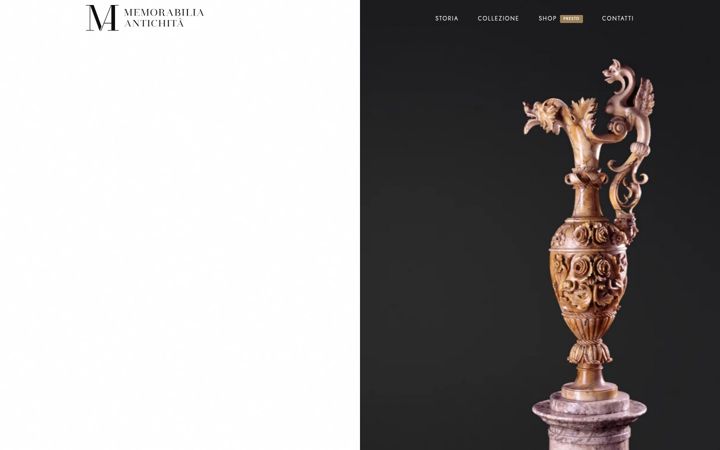 Screenshot of memorabiliaantichita.com