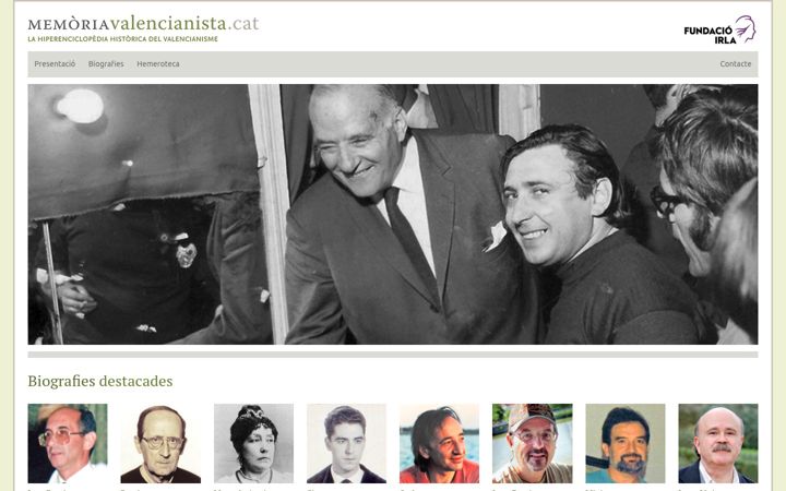 Screenshot of memoriavalencianista.cat