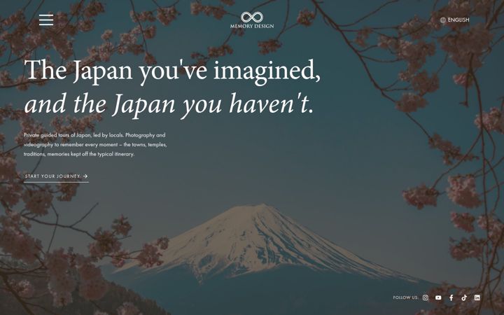 Screenshot of memory-design.com