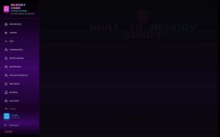 Screenshot of memorycardapp.com