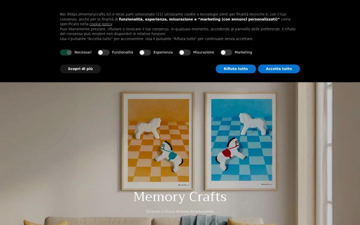 Zrzut ekranu memorycrafts.it