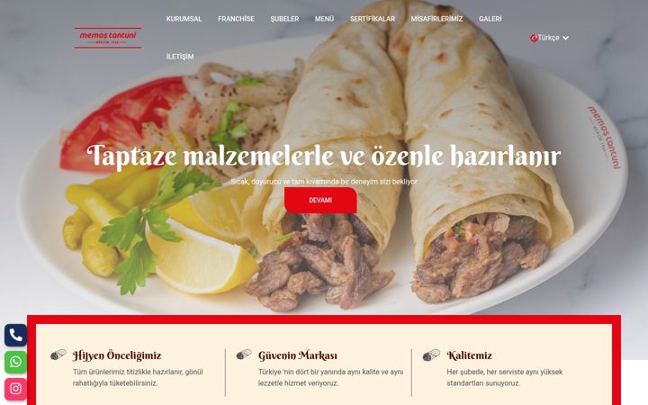 Screenshot of memostantuni.com
