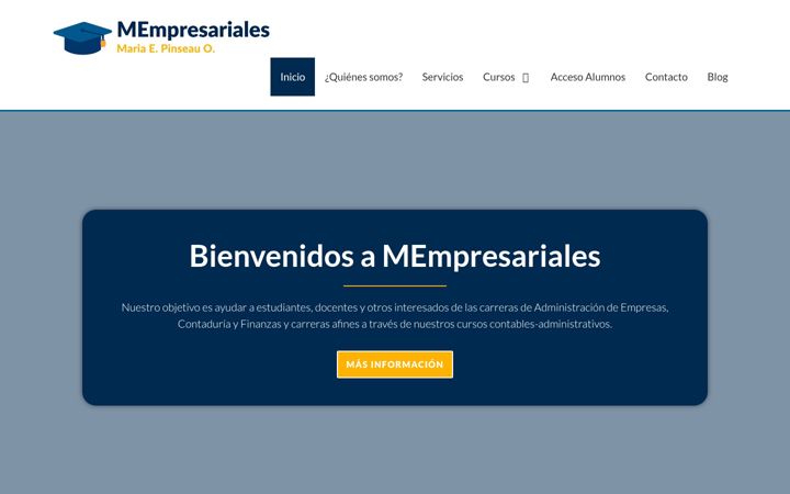 Screenshot of mempresariales.com