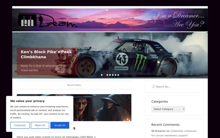 Screenshot of men-dream.com