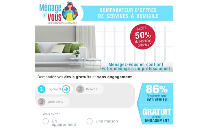 Screenshot of menagetvous.com