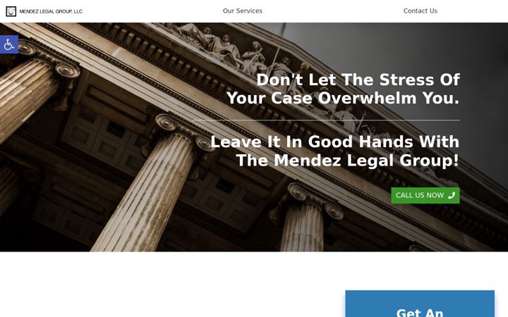 Screenshot of mendezlegalgroup.com