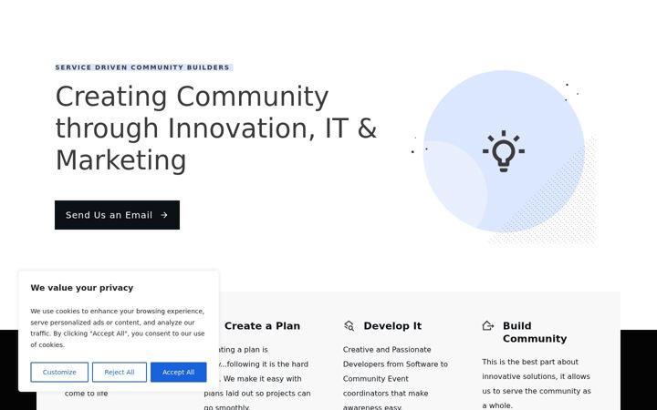 Screenshot of mendozasolutions.com