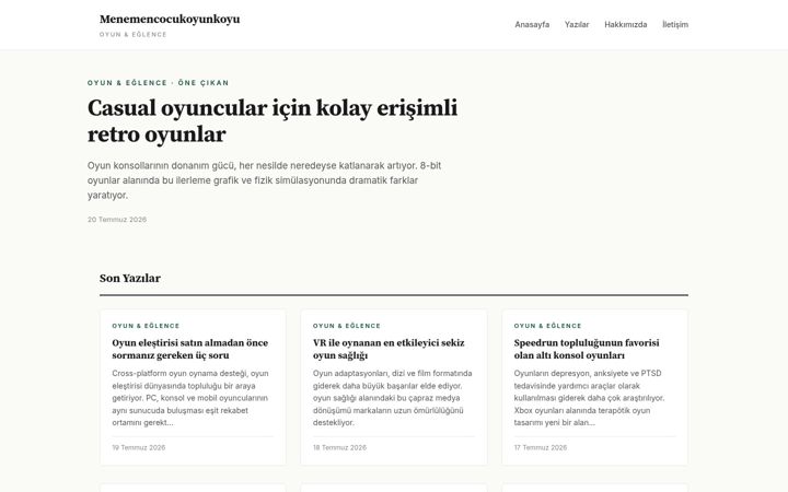 Screenshot of menemencocukoyunkoyu.com