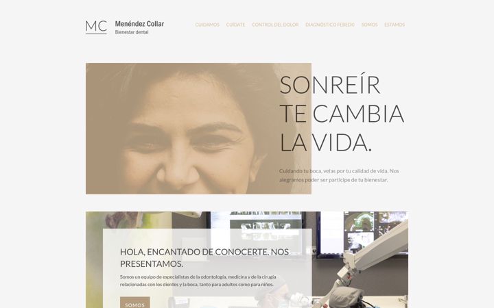 Screenshot of menendezcollar.com