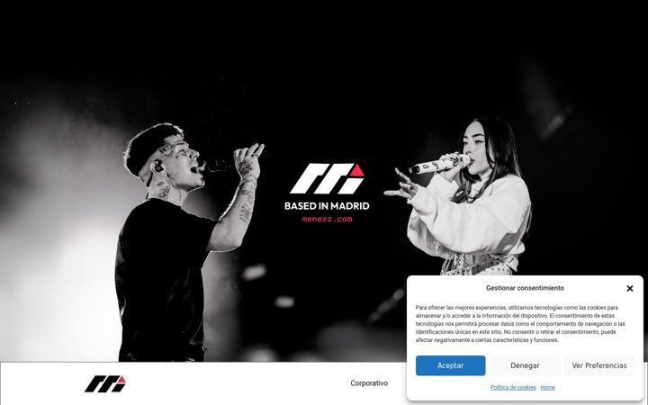 Screenshot of menezz.com