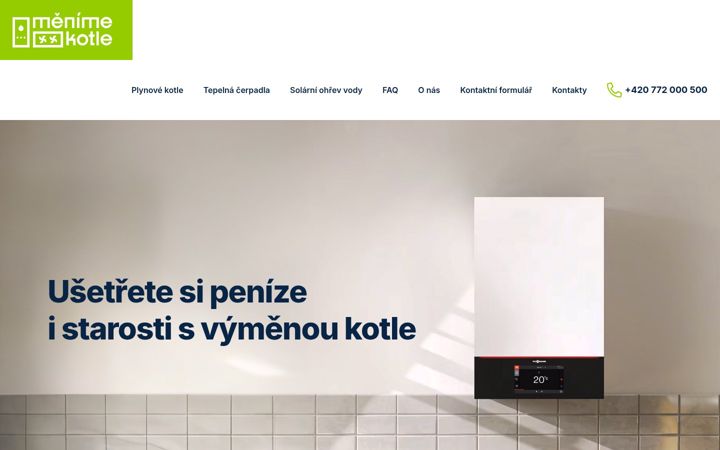 Screenshot of menimekotle.cz