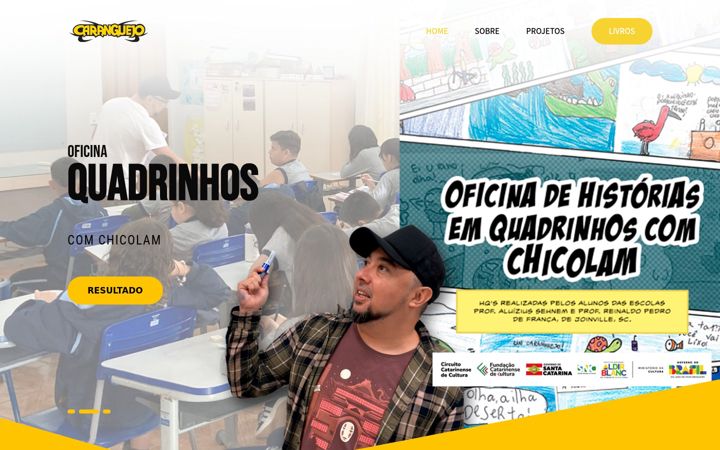 Screenshot of meninocaranguejo.com