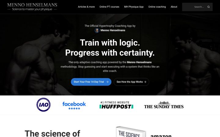 Screenshot of mennohenselmans.com