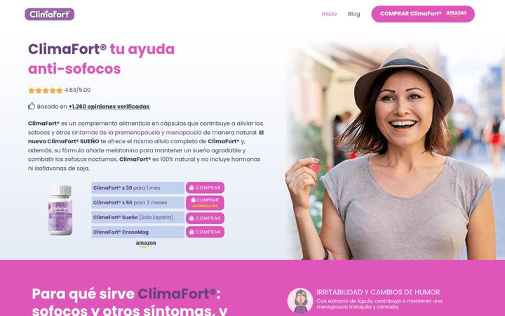 Screenshot of menopausiasinsofocos.com