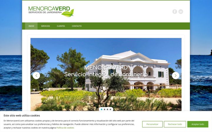 Screenshot of menorcaverd.com