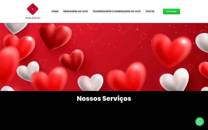 Screenshot of mensagemaovivo.com