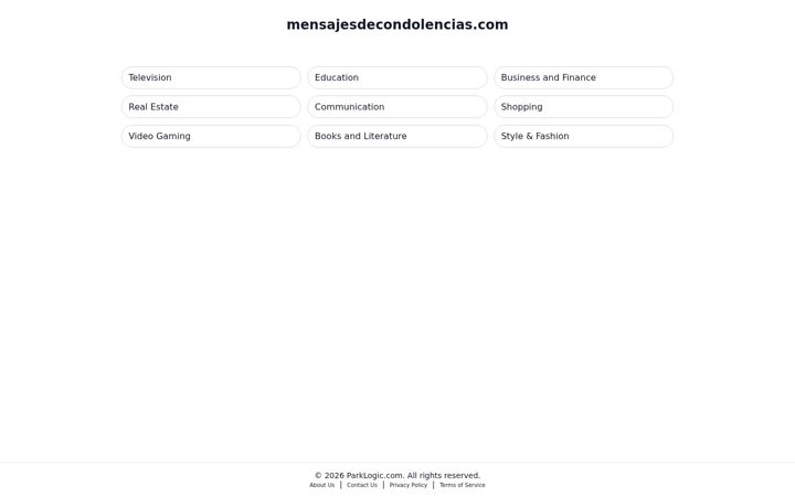 Screenshot of mensajesdecondolencias.com