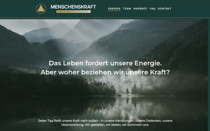 Screenshot of menschenskraft.com