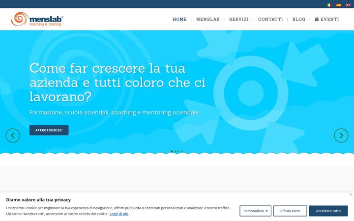 Screenshot of menslab.com