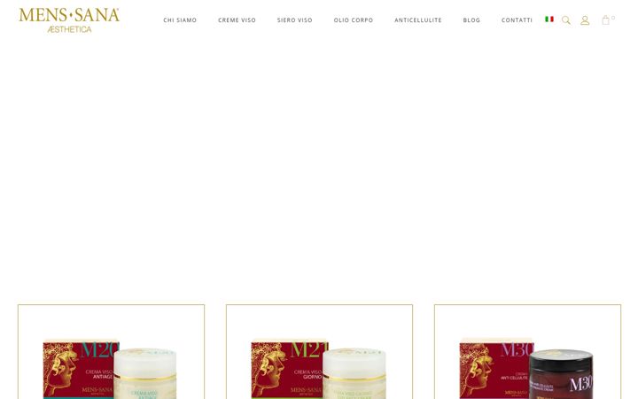 Screenshot di menssanashop.it