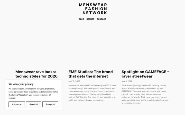 Screenshot of menswearfashionnetwork.com