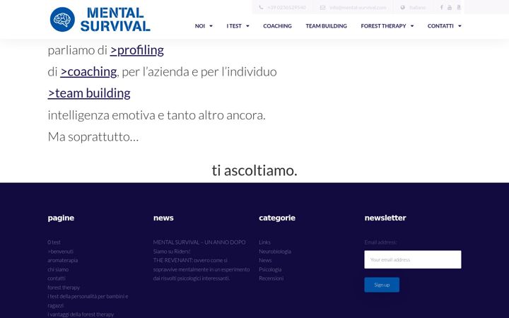 Screenshot of mental-survival.com