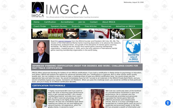 Screenshot of mentalgamecoaching.com