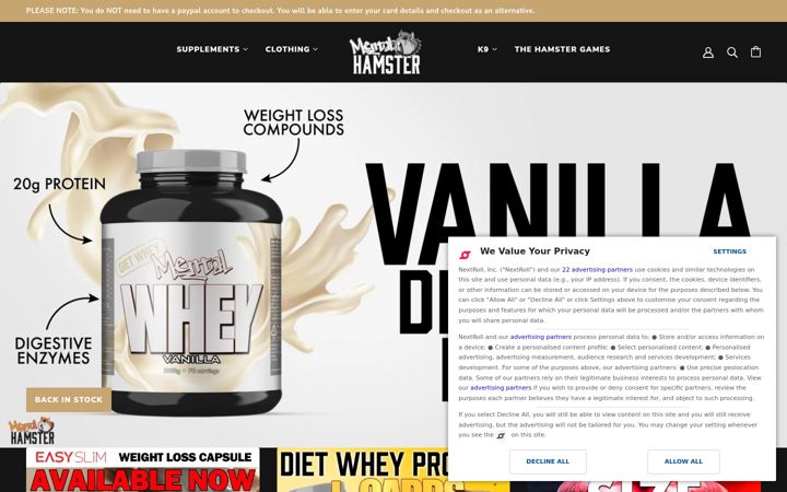 Screenshot of mentalhamster.com