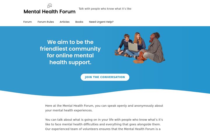 Képernyőkép: mentalhealthforum.net