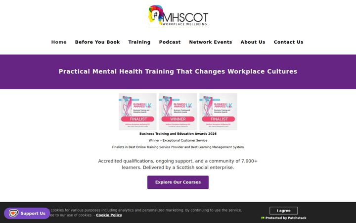 Screenshot of mentalhealthscot.land