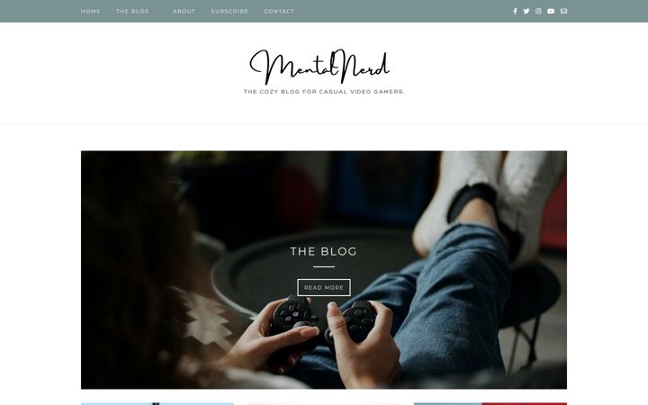 Screenshot of mentalnerd.com