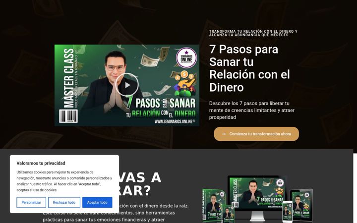 Screenshot of menteclarastudio.com