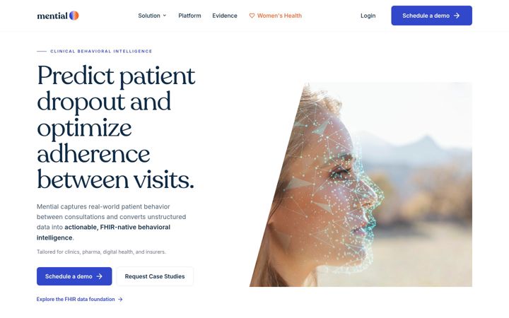 Screenshot of mential.io