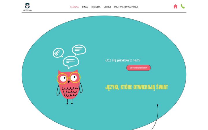Screenshot of mentivusa.com