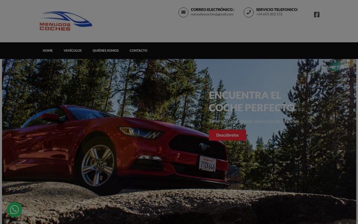 Screenshot of menudoscoches.com