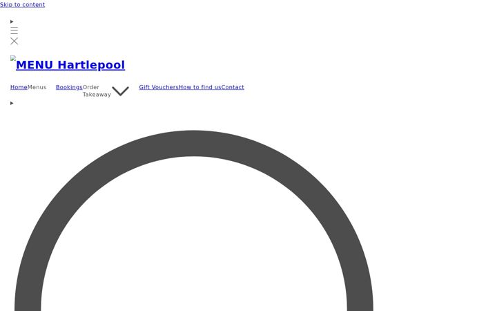 Screenshot of menuhartlepool.com