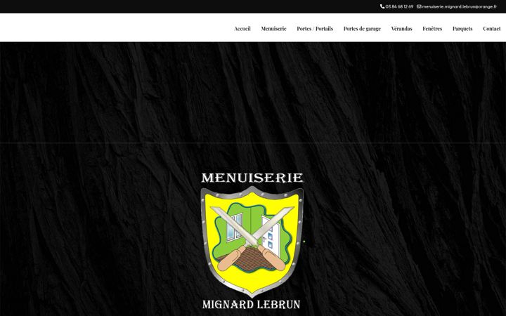 Zrzut ekranu menuiserie-mignard-lebrun.fr