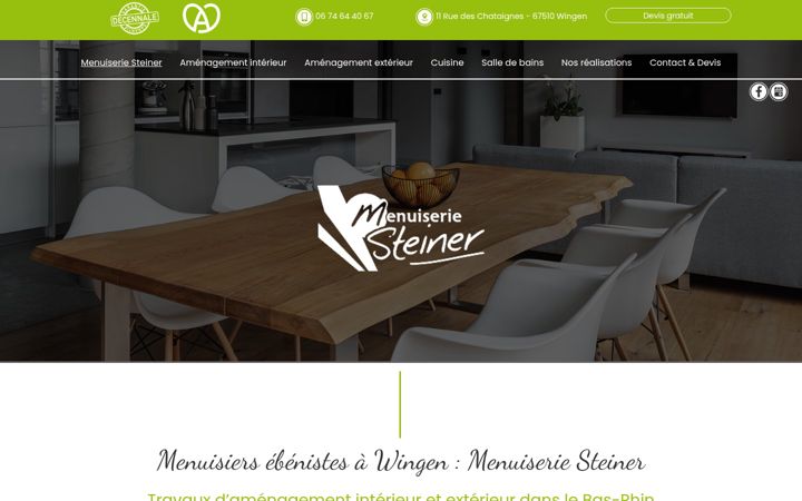 Screenshot of menuiserie-steiner-67.com