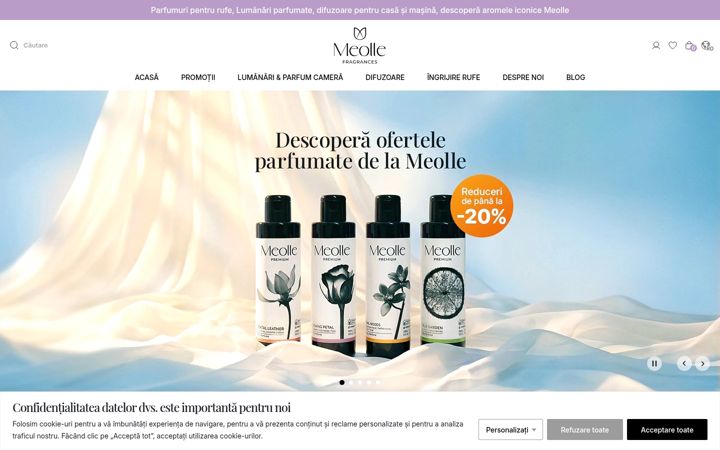 Screenshot of meolle.com