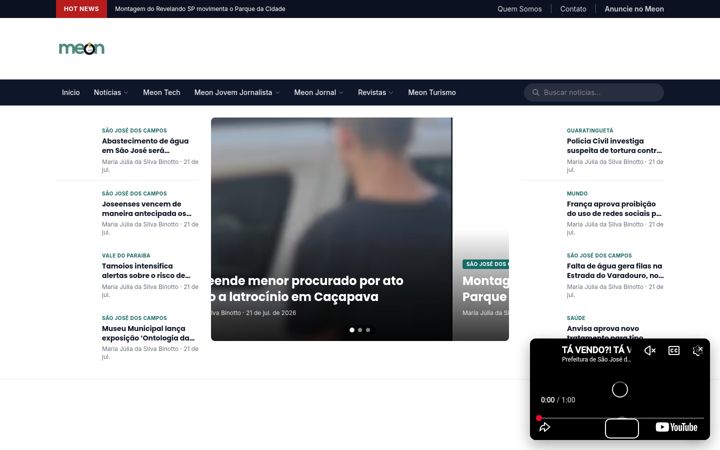 Screenshot of meon.com.br