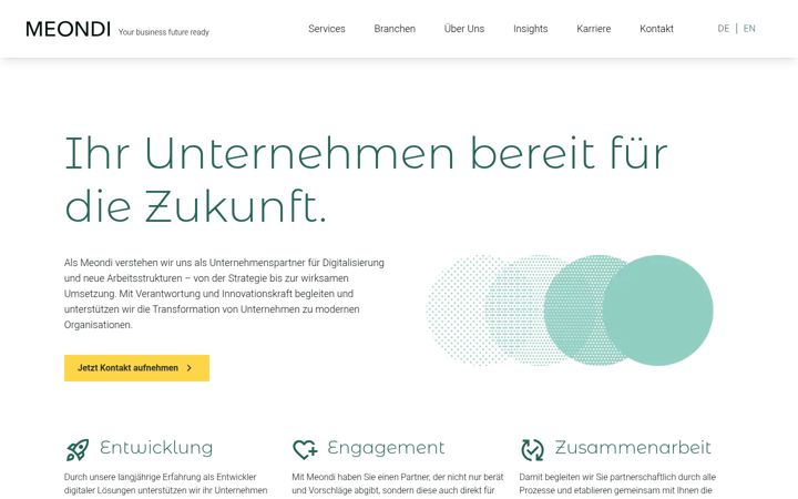 Screenshot of meondi.com