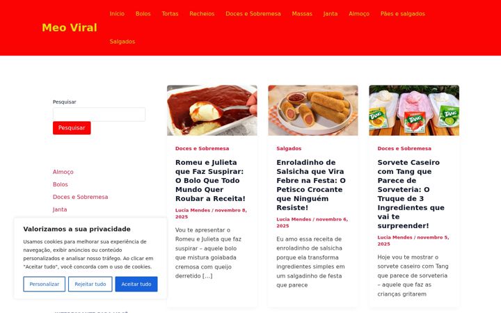 Screenshot of meoviral.com