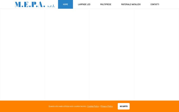 Screenshot of mepaimport.com