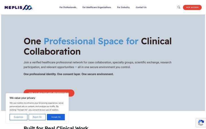 Screenshot of meplis.com